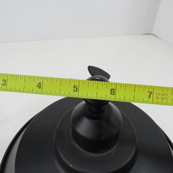 Retro Black Sconce Straight or L Shape Matte Black 9" Across by 5 1/2" Tall - Picture 8 of 9